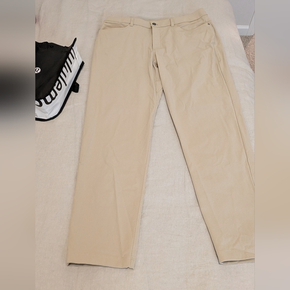 Men's Lululemon ABC Classic-Fit 5 Pocket Pant 32"LWarpstreme - Picture 1 of 5